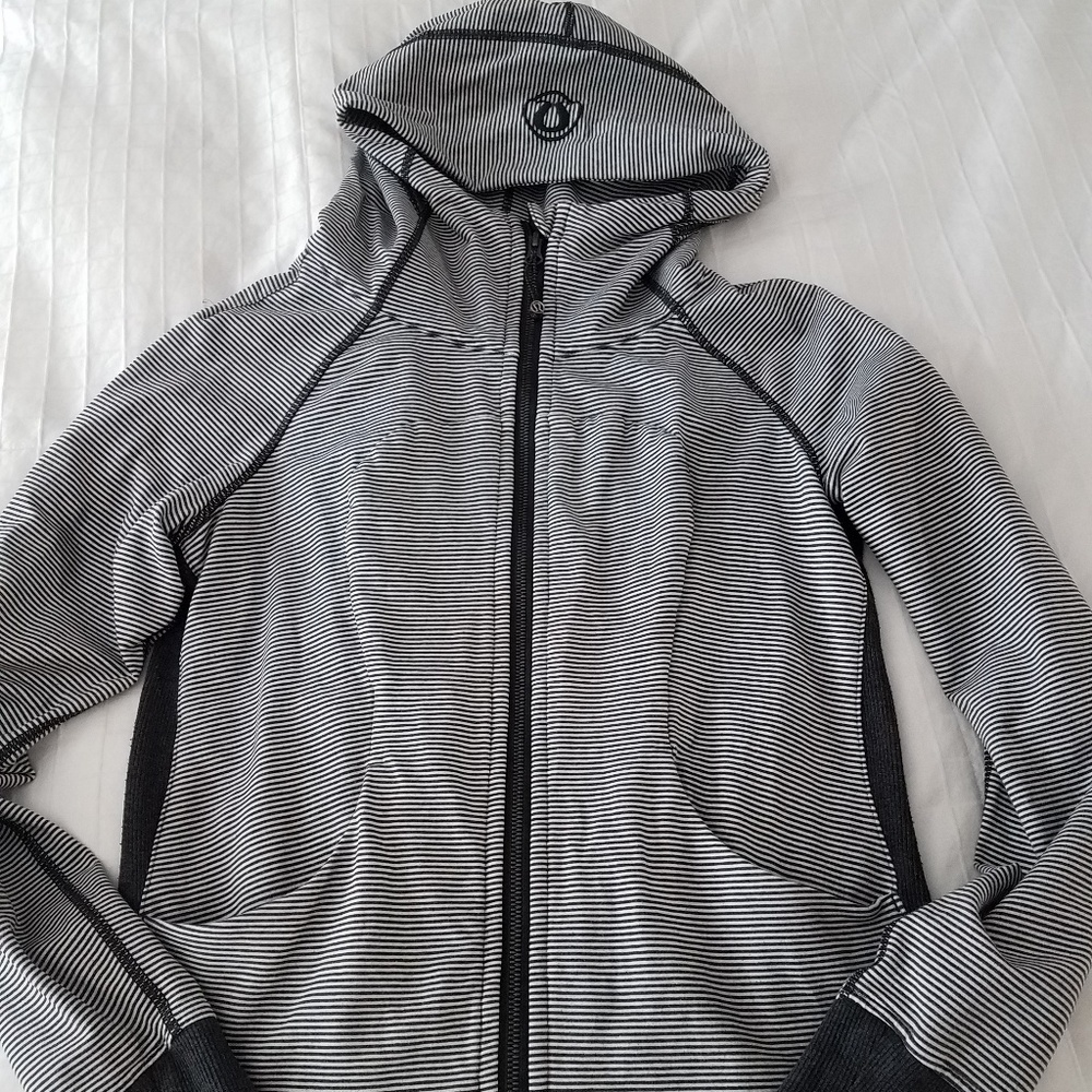 Lululemon striped scuba hoodie